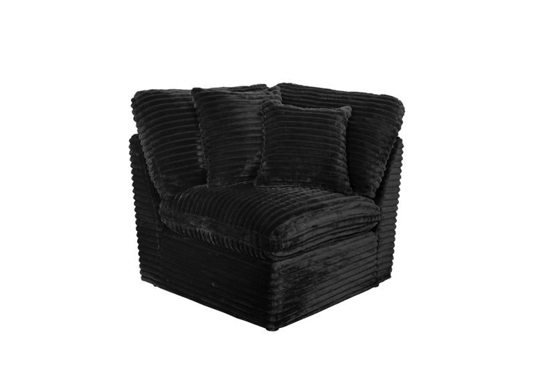 Collins Modular Corner Chair Black - 610360CRN