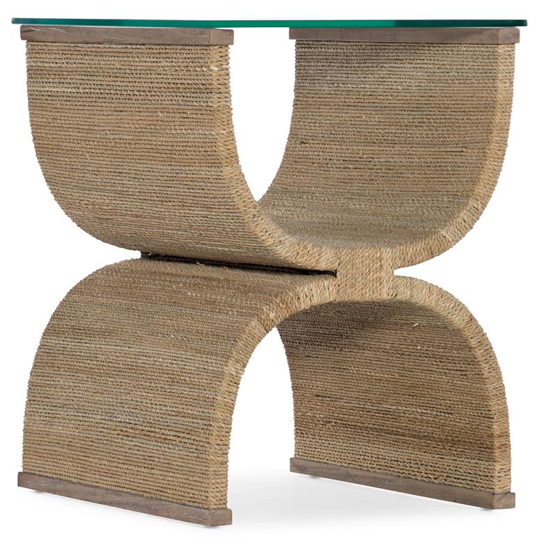 Melange Lenny Woven End Table - 638-50513-80