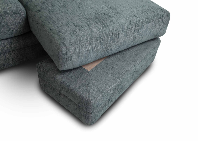 FRANK Emerald Sofa w/ Chaise - 96026345