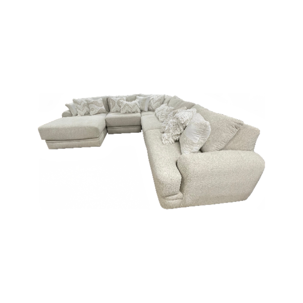 Hailey Ecru Sectional - 4105LF+4101CP-G+4101NA-Gx2+4101RF-G