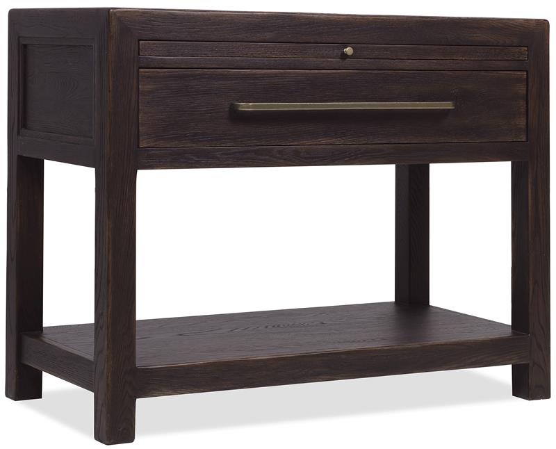 Driftwood One-Drawer Nightstand with Stone - 6820-90216-99