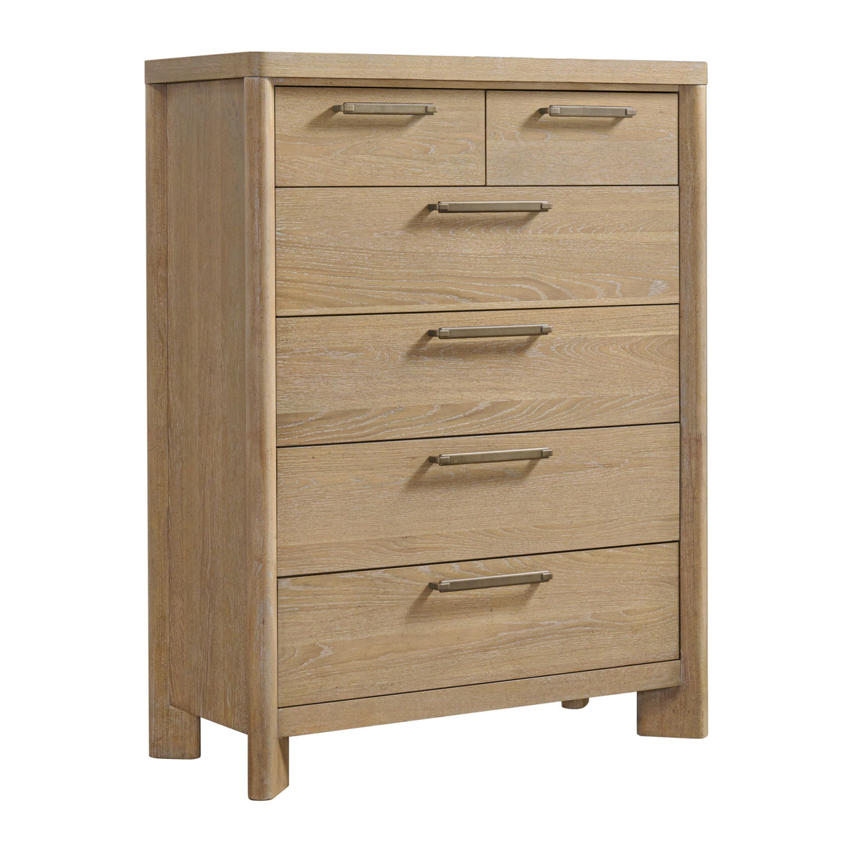 6 Drawer Chest - Tan
