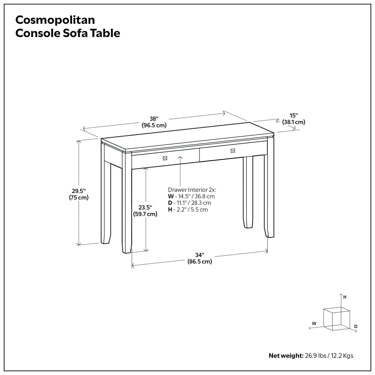 Cosmopolitan - Multipurpose Table