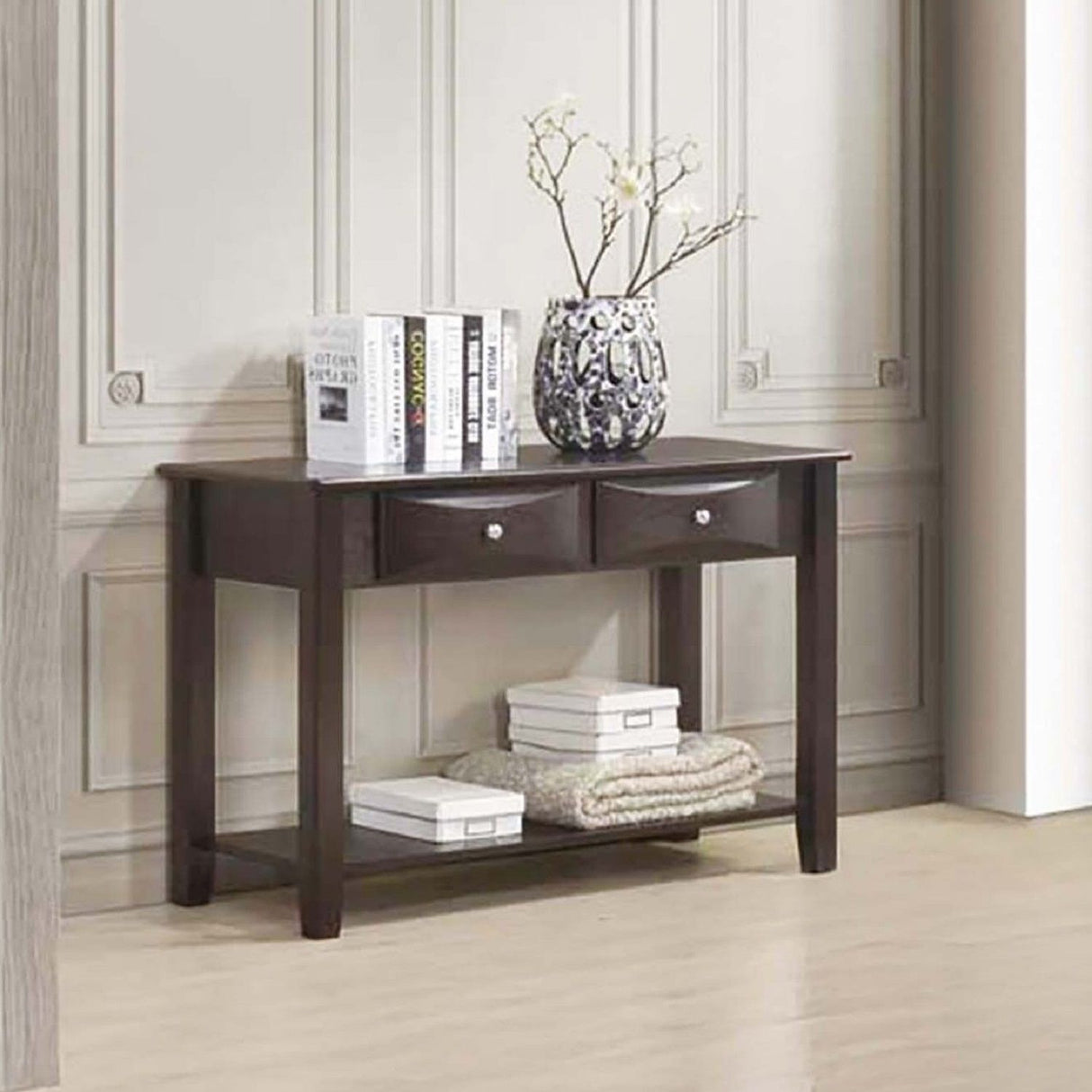 Simple Style Table With Shelf