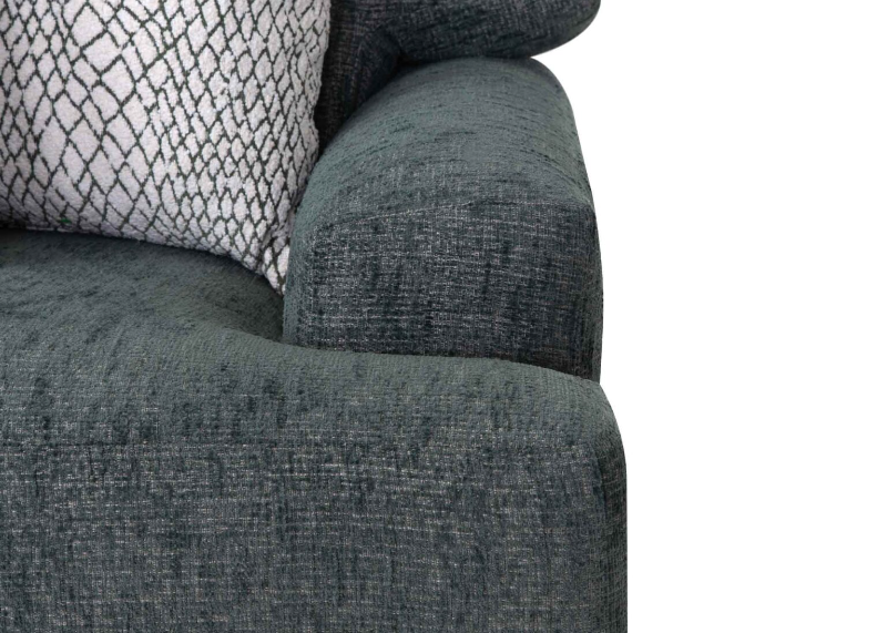 FRANK Emerald Sofa w/ Chaise - 96026345