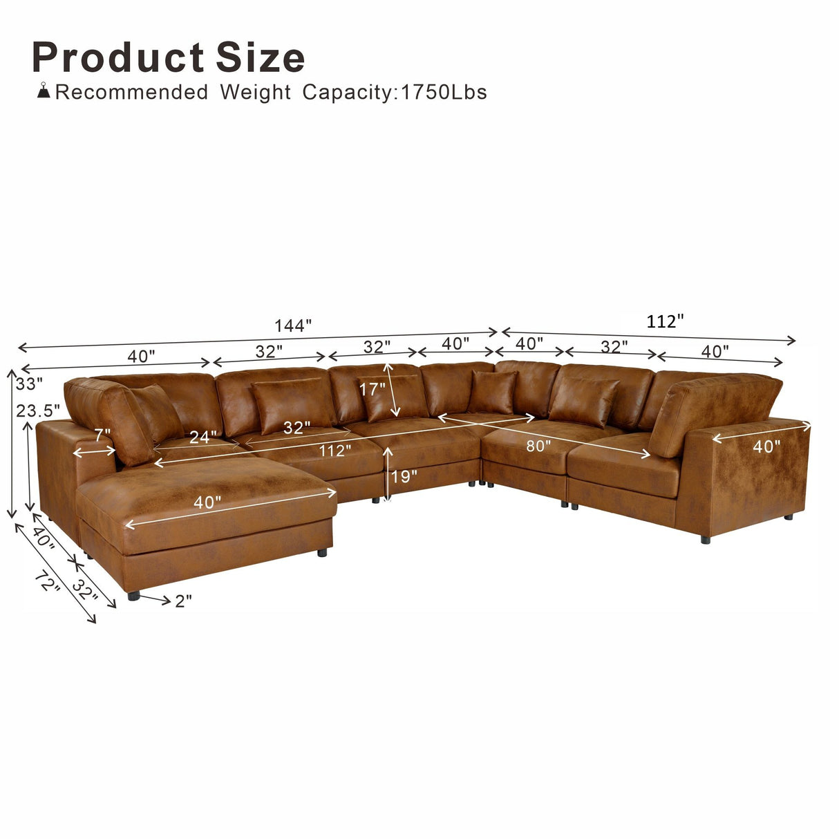 Modular Sectional With Removable Cushions