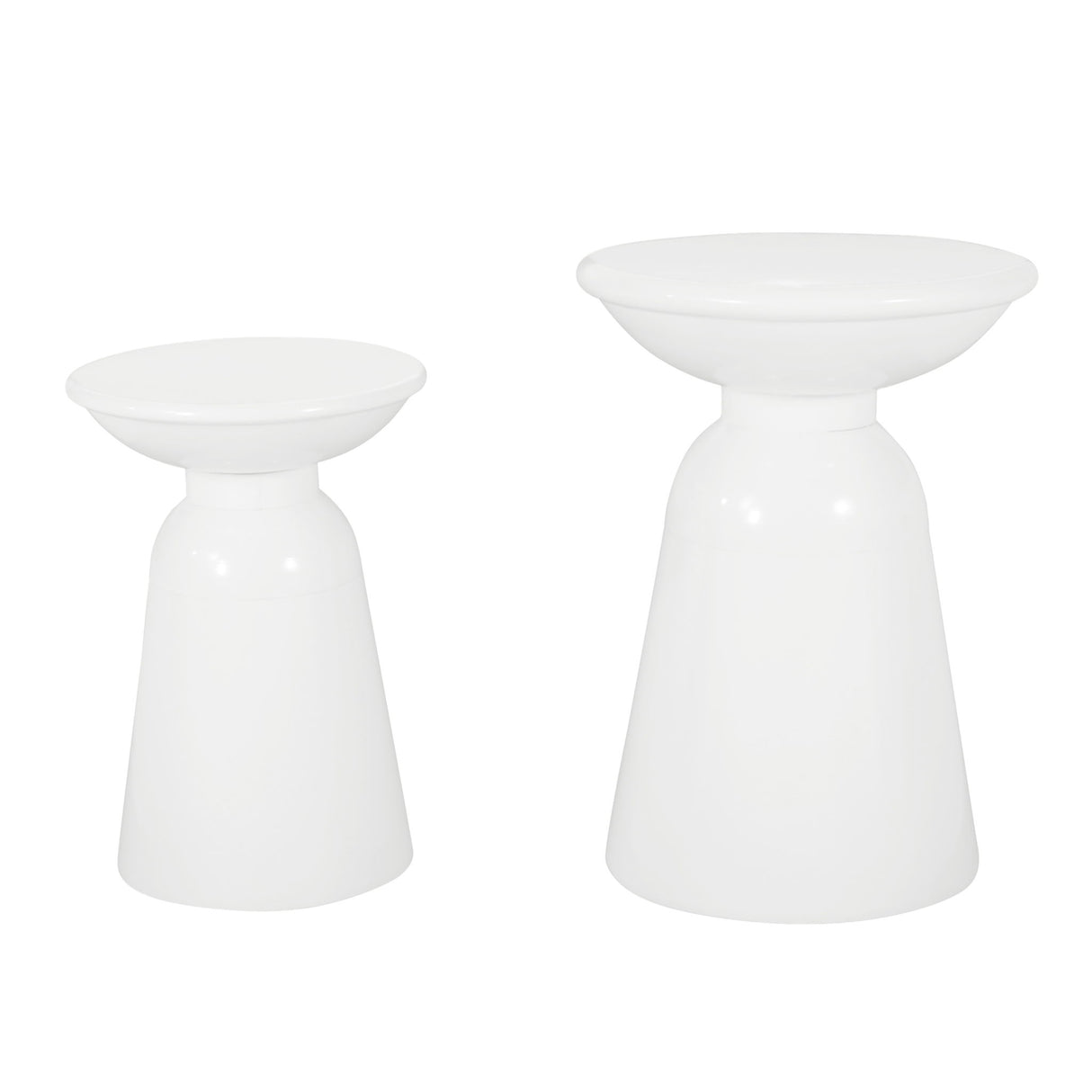 Serenita - Outdoor Side Tables With Flared Design (Set of 2)