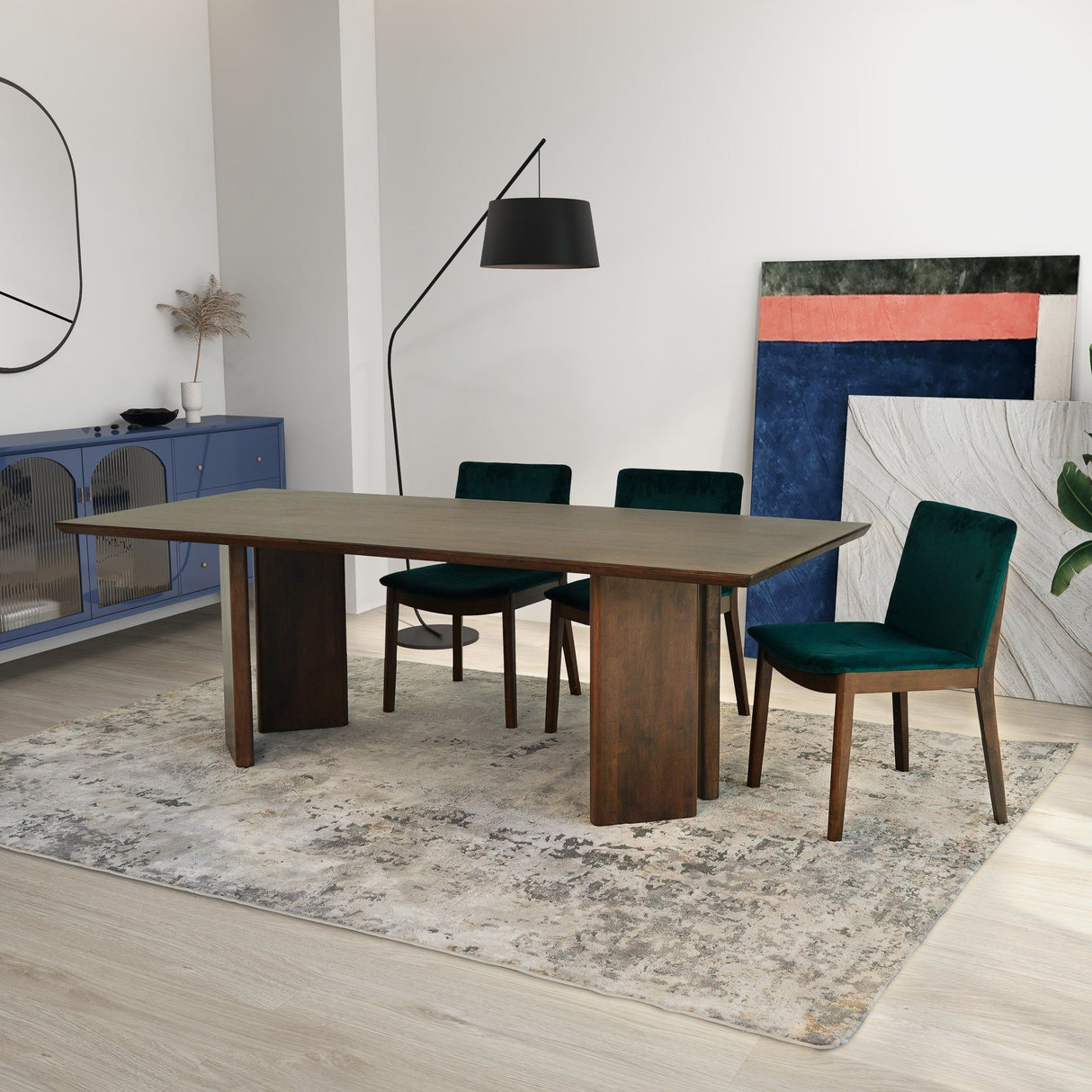 Paloma - Dining Table And 4 Side Chairs - Oak