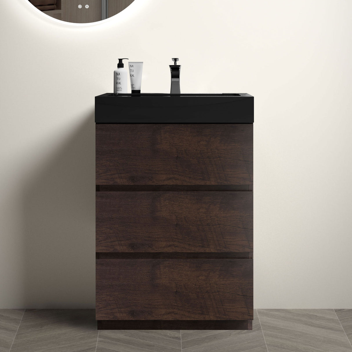 Alice - Bathroom Vanity With Large Storage, Freestanding