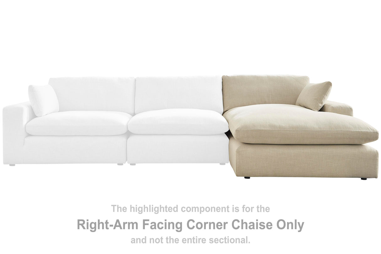 Elyza Right-Arm Facing Corner Chaise - 1000617