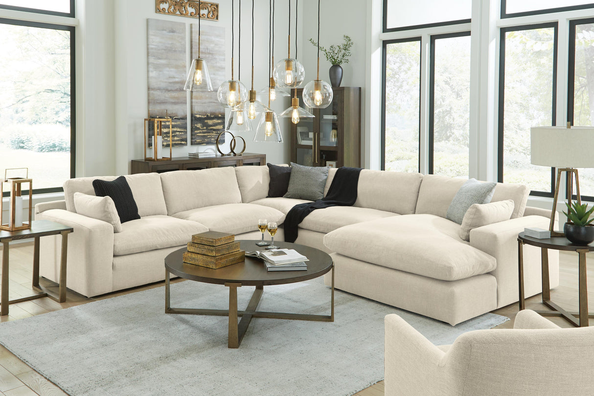 Elyza 5-Piece Sectional with Chaise - 10006S7