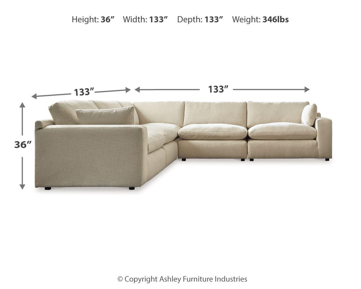 Elyza 5-Piece Sectional - 10006S5