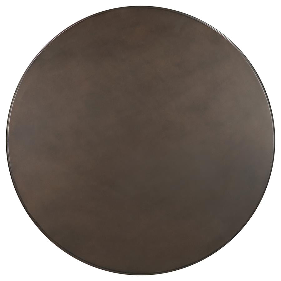 Oswego Round 30-inch Bistro Dining Table Bronze - 100063