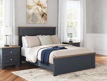 Landocken Queen Panel Footboard with Slats - B414-54