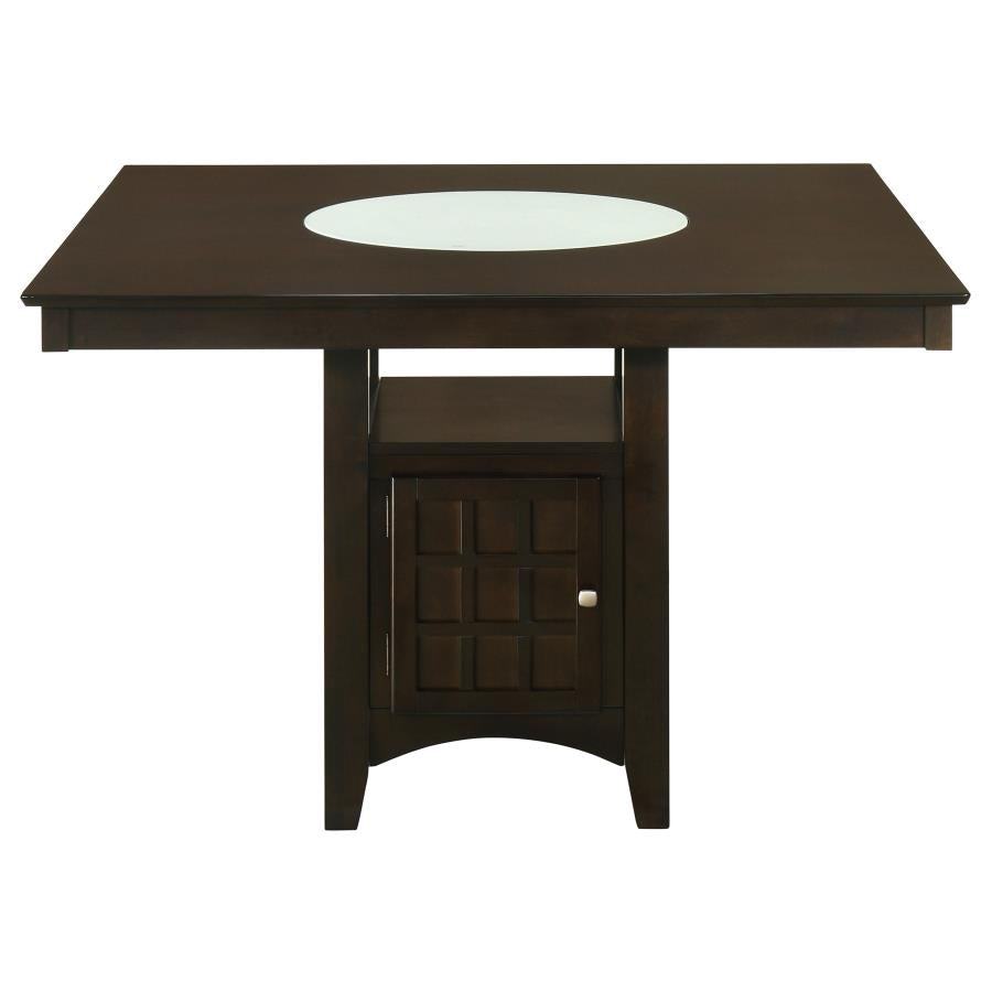 Gabriel 7-piece Square Counter Height Dining Set Cappuccino - 100438-S7A