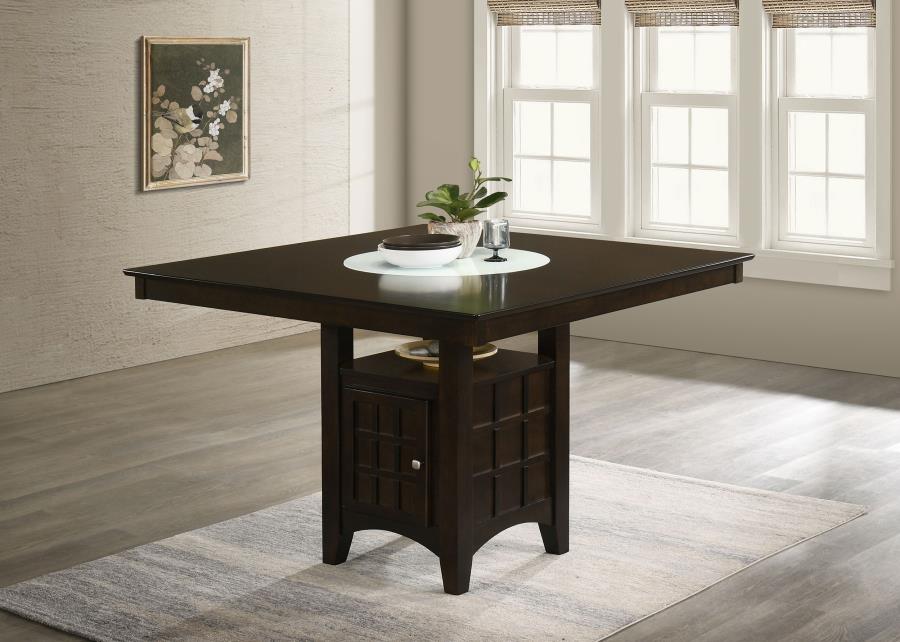 Gabriel 52-inch Counter Height Dining Table Cappuccino - 100438