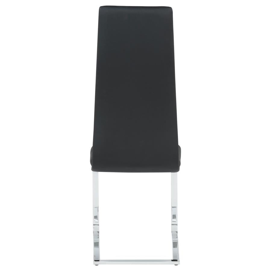 Montclair Upholstered Dining Side Chair Black (Set of 4) - 100515BLK
