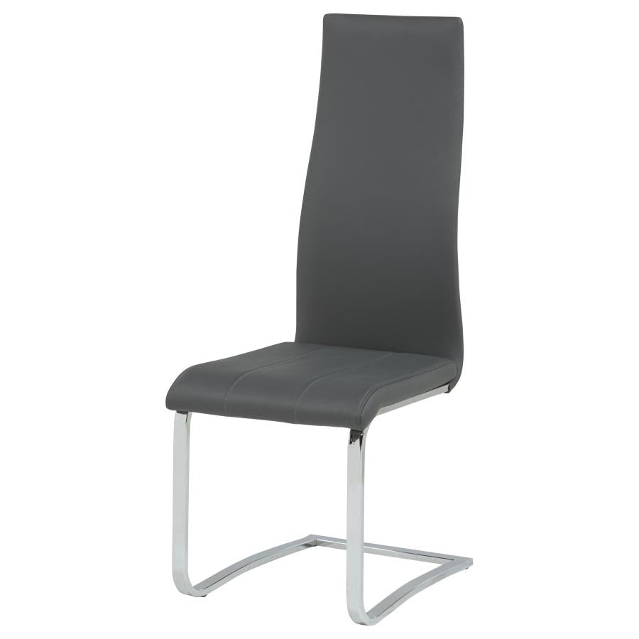 Montclair Upholstered Dining Side Chair Grey (Set of 4) - 100515GRY