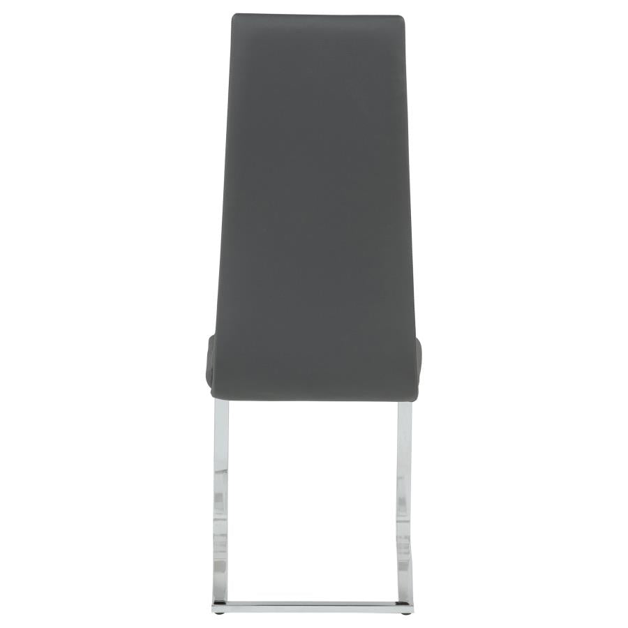 Montclair Upholstered Dining Side Chair Grey (Set of 4) - 100515GRY