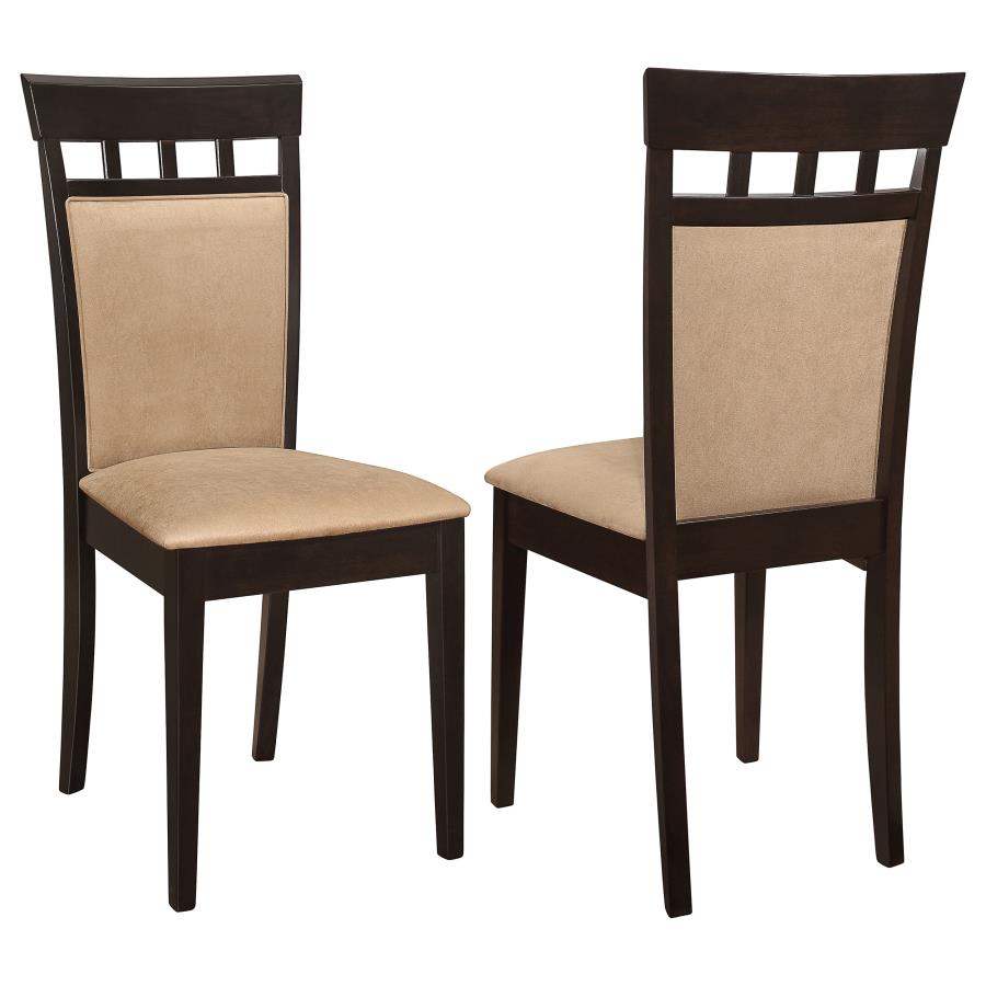 Gabriel Closed Back Dining Side Chair Cappuccino (Set of 2) - 100773
