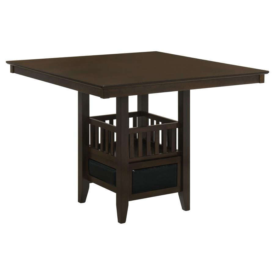 Jaden 5-piece Square Counter Height Dining Set Espresso - 100958-S5