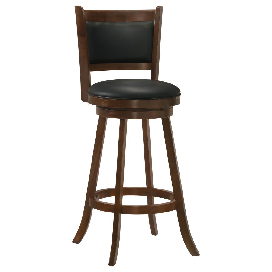 Broxton Upholstered Swivel Bar Chair Chestnut (Set of 2) - 101920