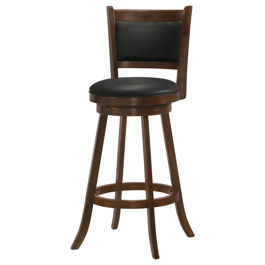 Broxton Upholstered Swivel Bar Chair Chestnut (Set of 2) - 101920