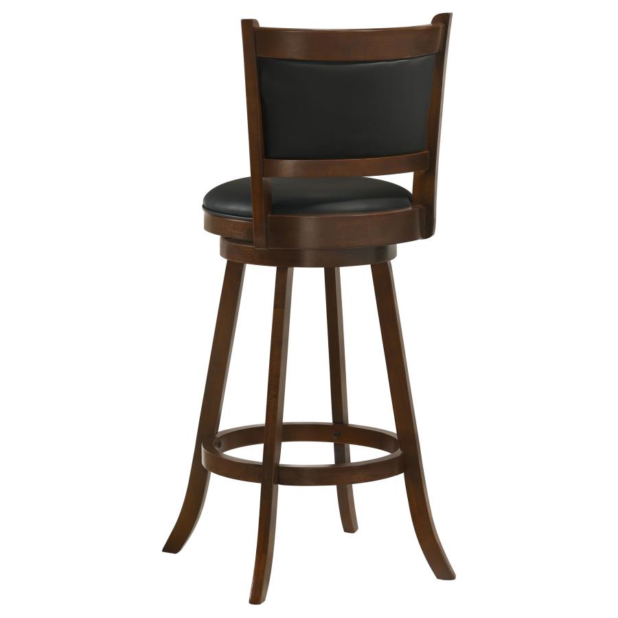 Broxton Upholstered Swivel Bar Chair Chestnut (Set of 2) - 101920