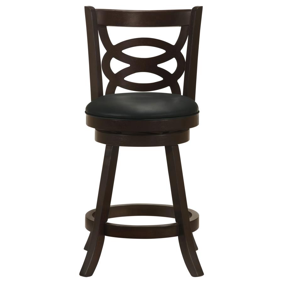 Calecita Wood Swivel Counter Stool Cappuccino (Set of 2) - 101929