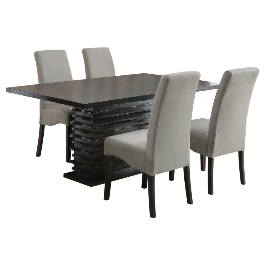 Stanton 5-piece Rectangular Dining Table Set Grey - 102061-S5