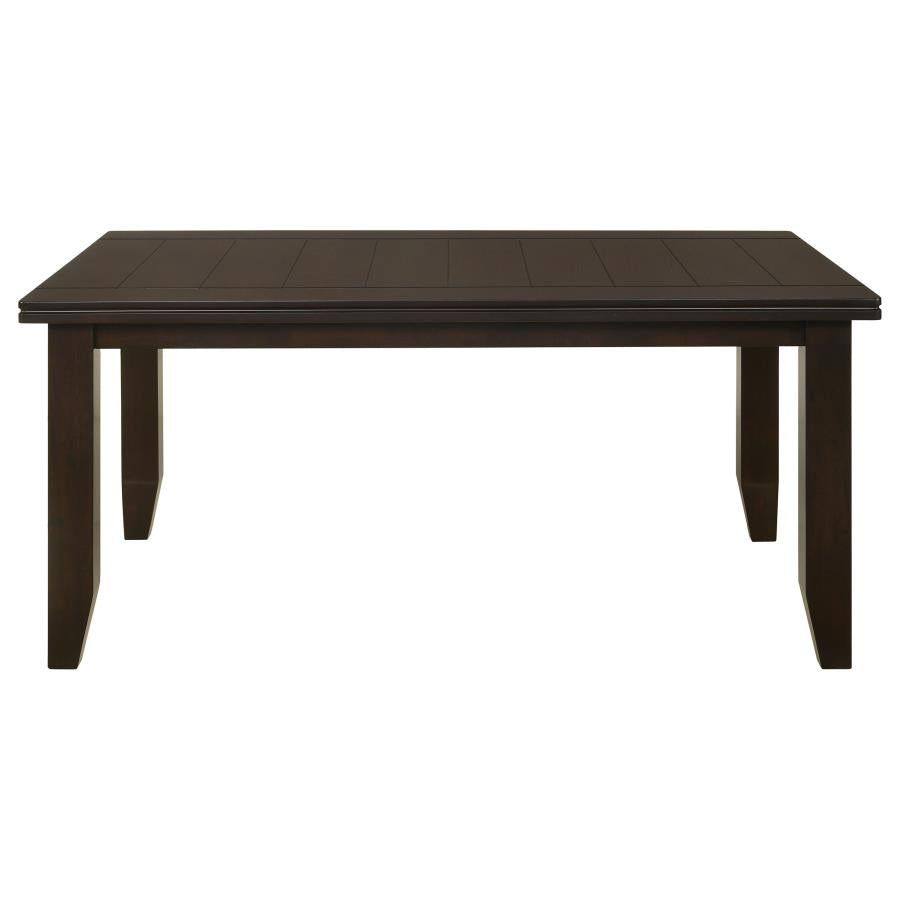 Dalila 6-piece Rectangular Dining Table Set Cappuccino - 102721-S6