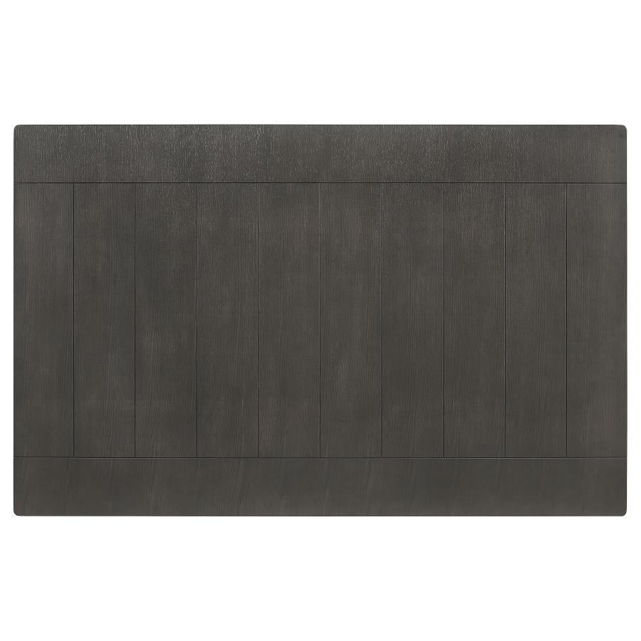 Dalila Rectangular 66-inch Wood Dining Table Dark Grey - 102721GRY