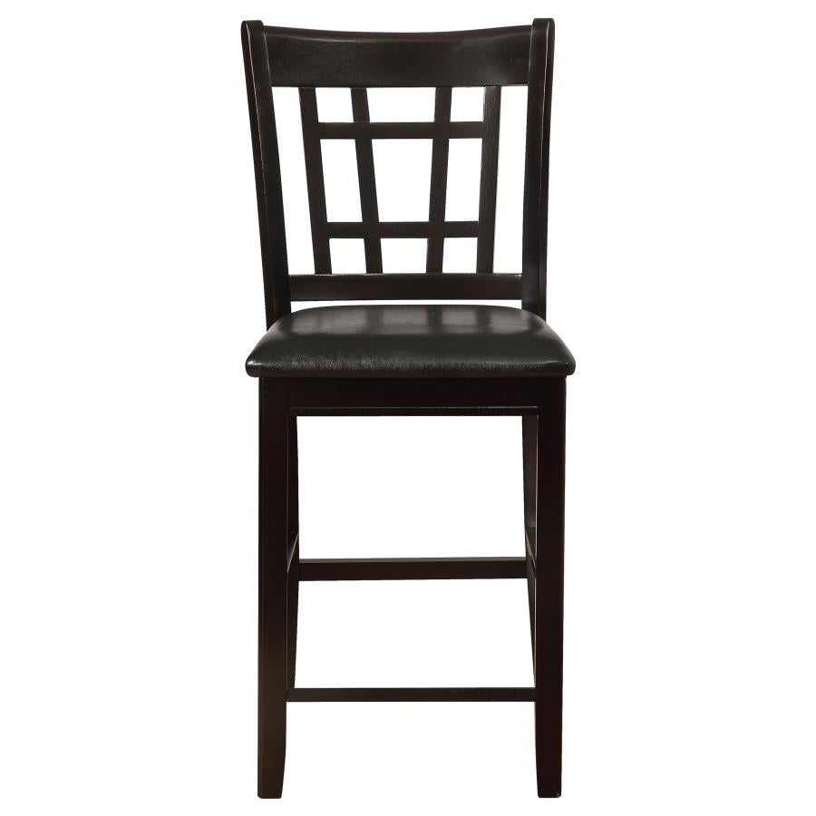 Lavon 5-piece Oval Counter Height Dining Set Espresso - 102888-S5
