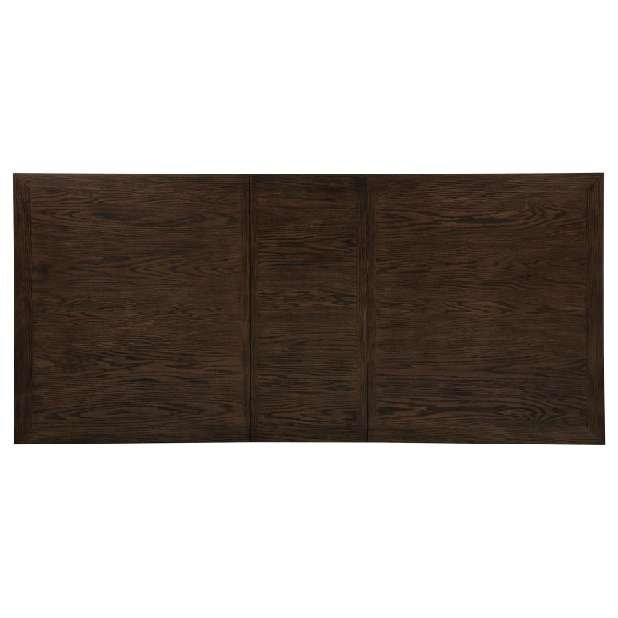 Ridgewell Rectangular Trestle Dining Table Dark Oak - 104601