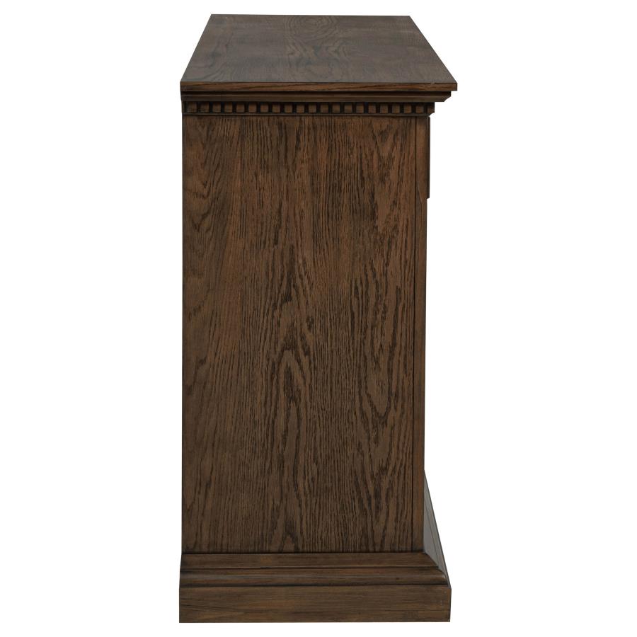 Ridgewell 2-drawer 4-door Dining Server Dark Oak - 104605