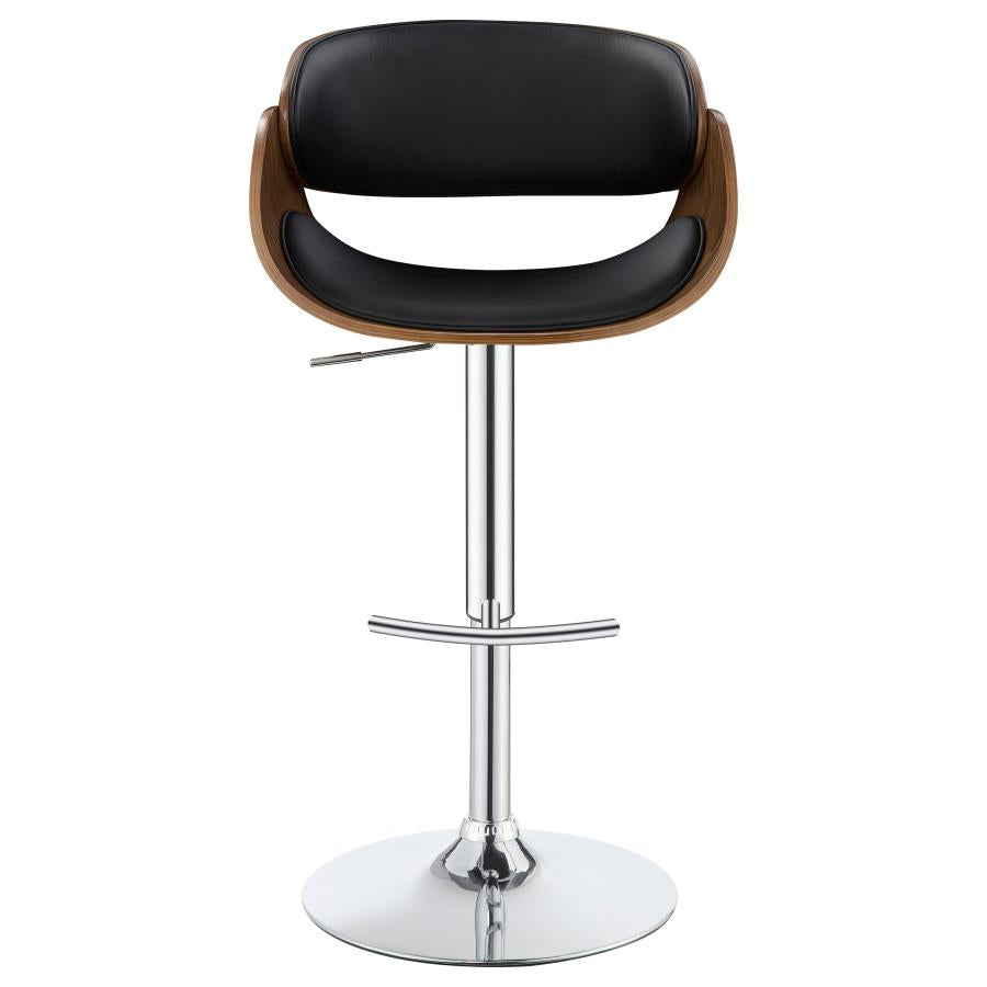 Dana Adjustable Bar Stool Black and Chrome - 104965