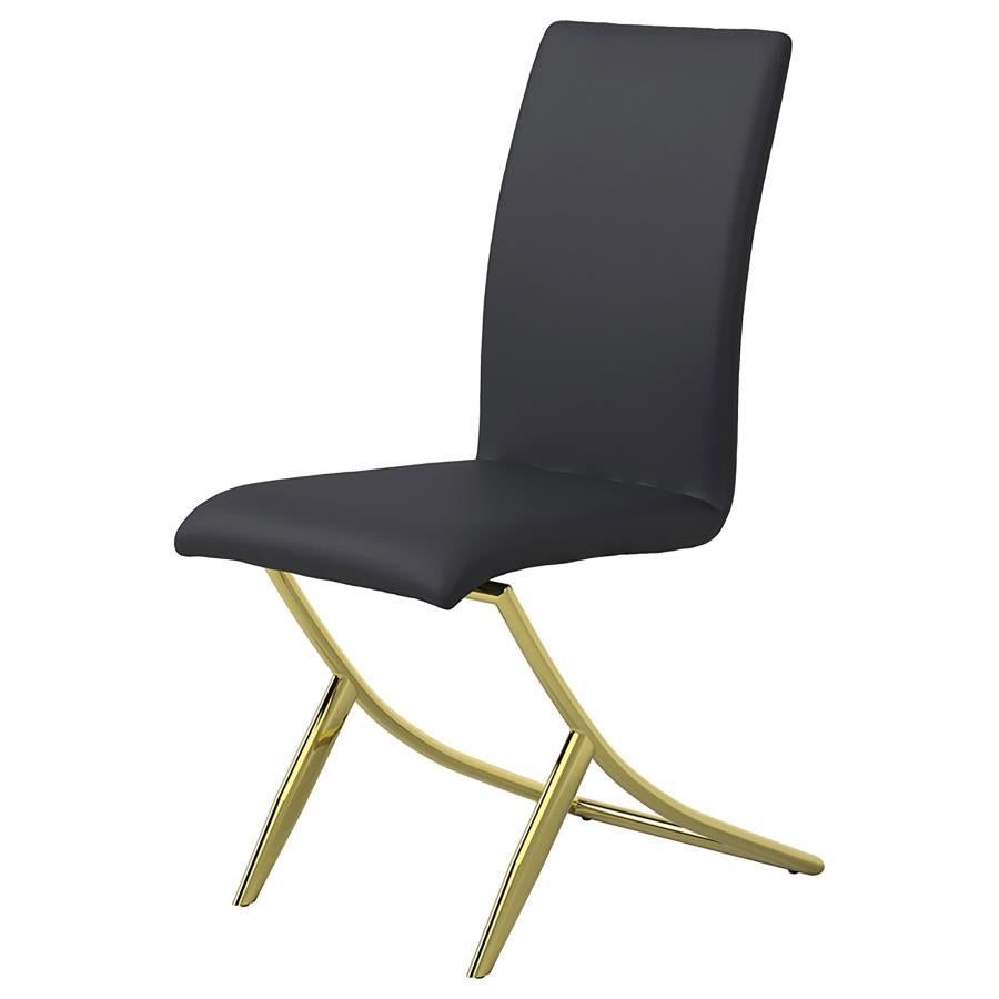 Carmelia Upholstered Dining Side Chair Black (Set of 4) - 105172