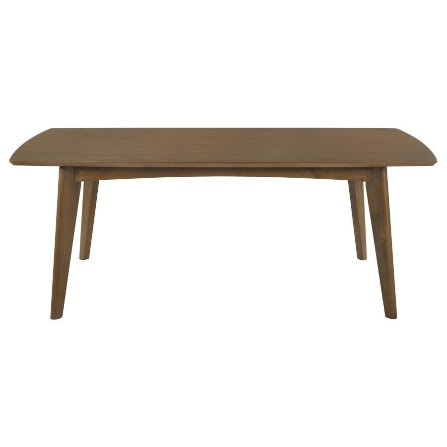 Malone Rectangular 78-inch Wood Dining Table Dark Walnut - 105351