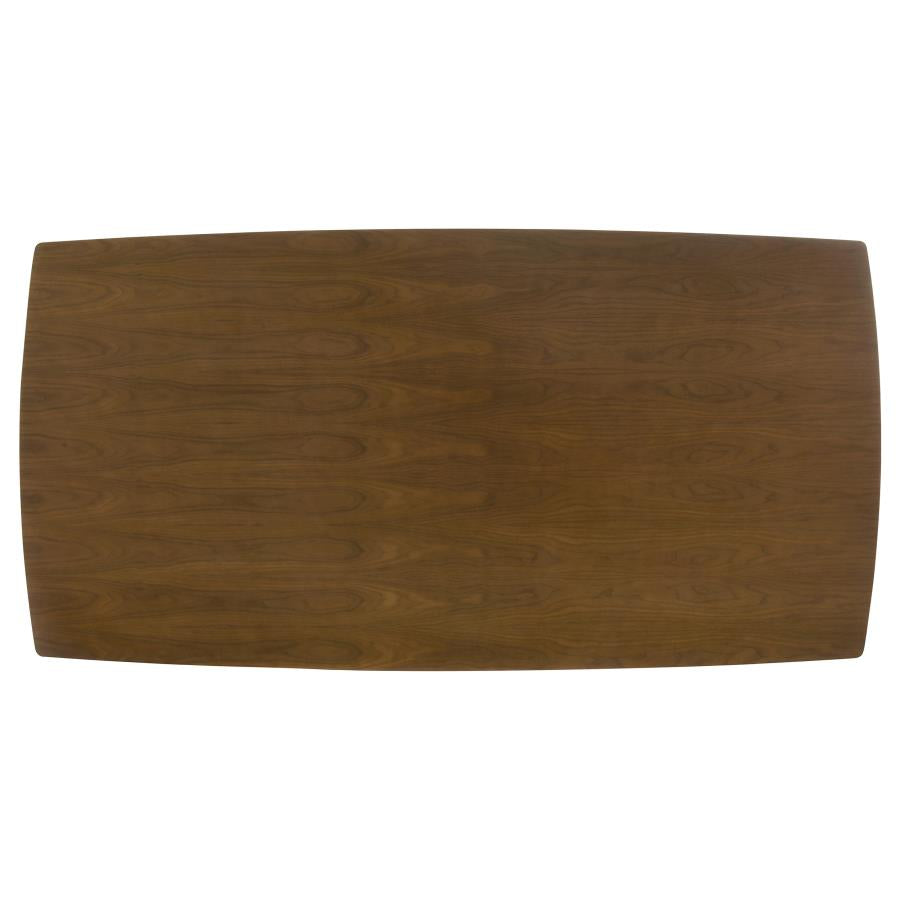 Malone Rectangular 78-inch Wood Dining Table Dark Walnut - 105351