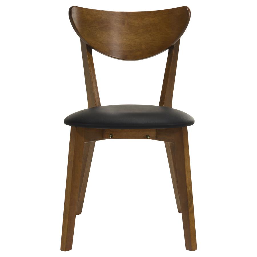 Jedda Wood Dining Side Chair Dark Walnut (Set of 2) - 105362