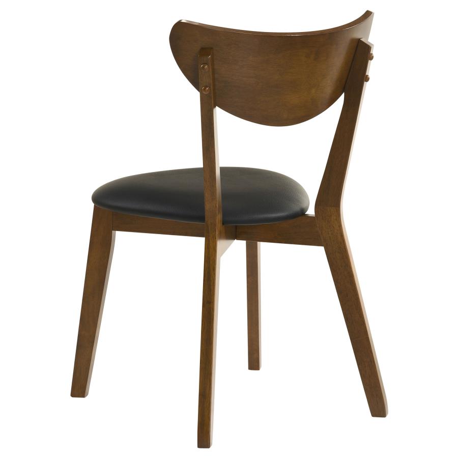 Jedda Wood Dining Side Chair Dark Walnut (Set of 2) - 105362