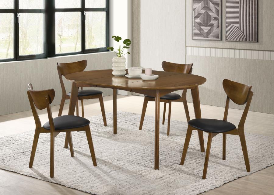 Jedda Wood Dining Side Chair Dark Walnut (Set of 2) - 105362