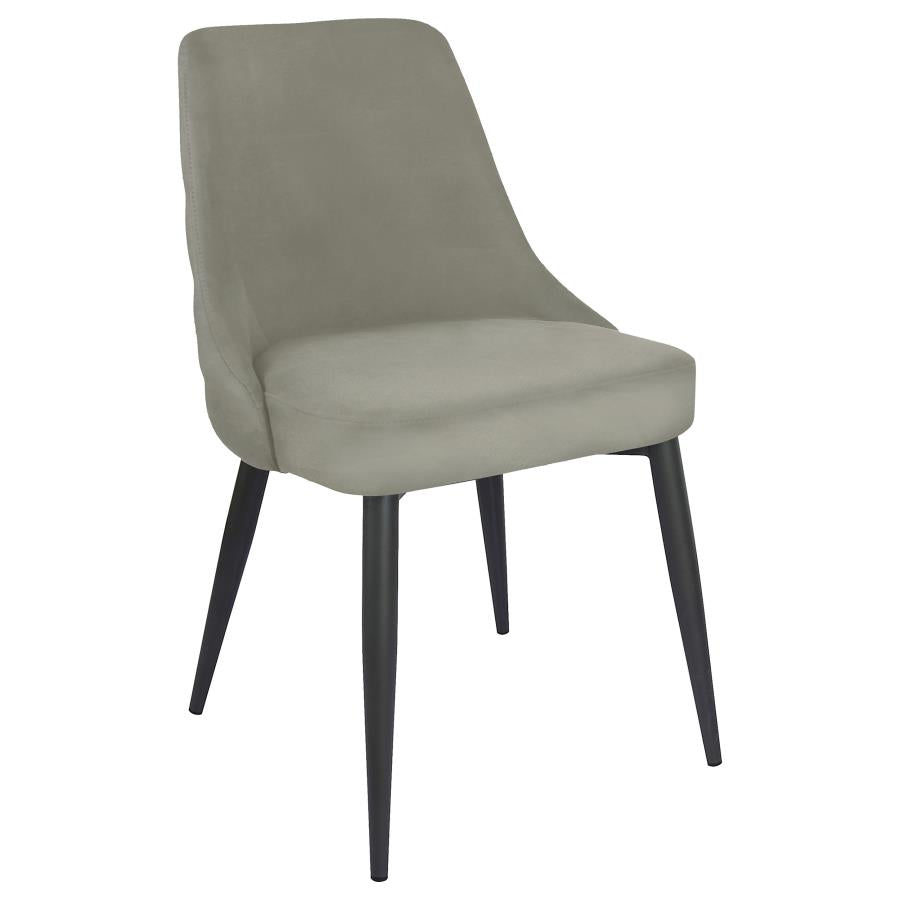 Cosmo Upholstered Dining Side Chair Light Grey (Set of 2) - 106044
