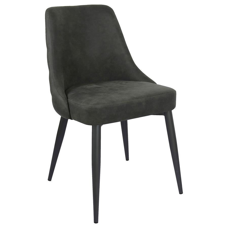 Cosmo Upholstered Dining Side Chair Grey (Set of 2) - 106046