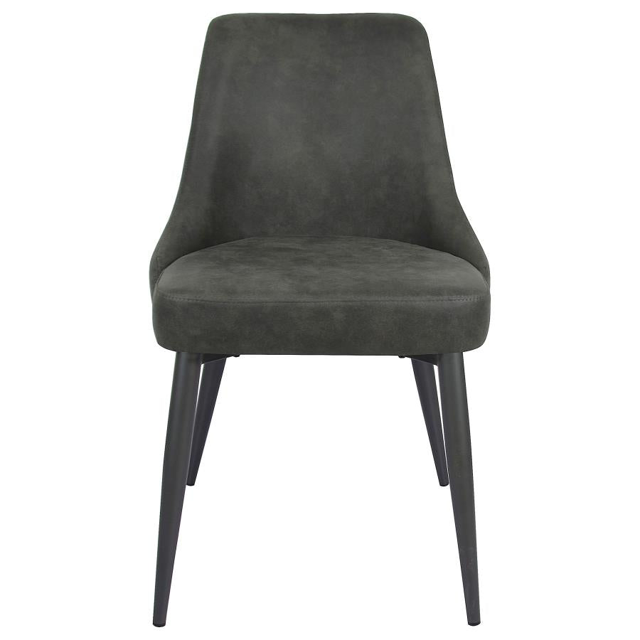 Cosmo Upholstered Dining Side Chair Grey (Set of 2) - 106046