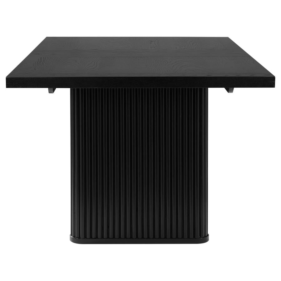 Catherine 7-piece Rectangular Dining Table Set Black - 106251-S7