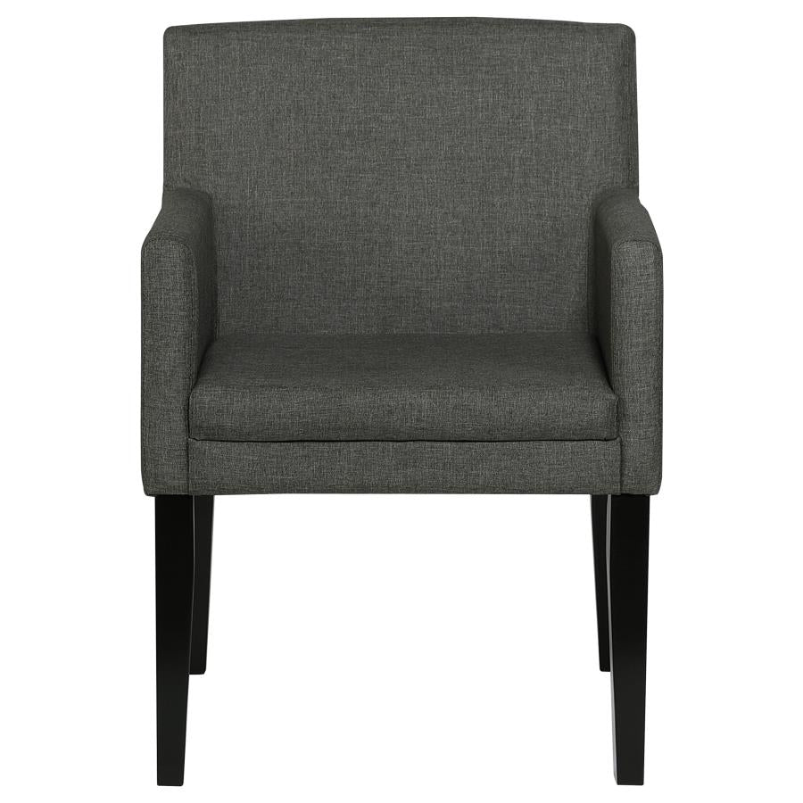 Catherine Upholstered Dining Arm Chair Grey (Set of 2) - 106252