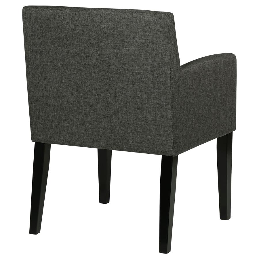 Catherine Upholstered Dining Arm Chair Grey (Set of 2) - 106252