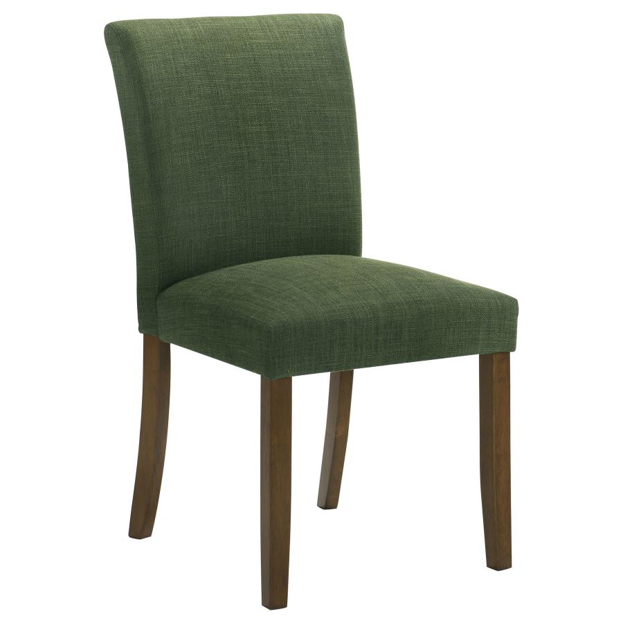 Cantley Upholstered Dining Side Chair Green (Set of 2) - 106378