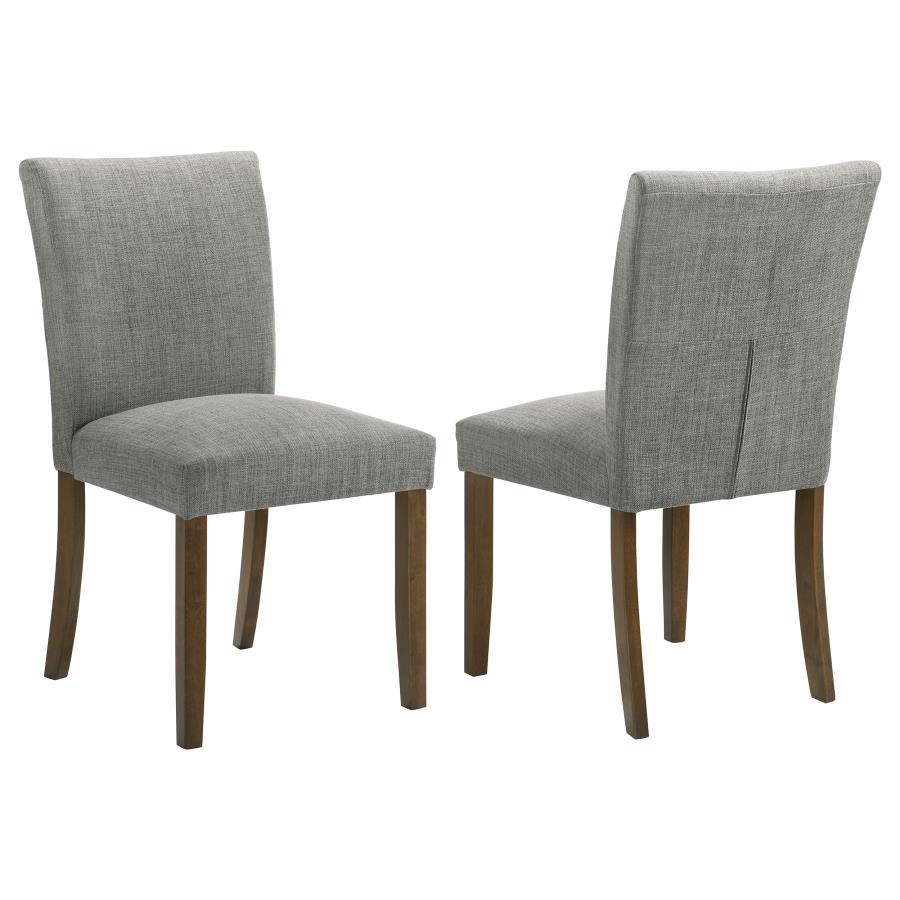 Cantley Upholstered Dining Side Chair Grey (Set of 2) - 106379